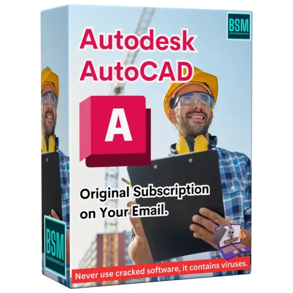 Autodesk AutoCAD 2025/2024/2023 for 1 Year Subscription (Windows/Mac)